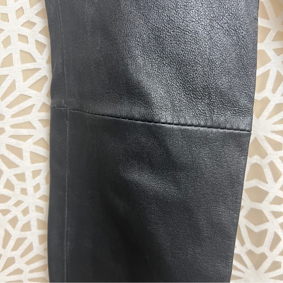 Aqua Luxe Genuine Leather Leggings size M - Picture 4 of 8